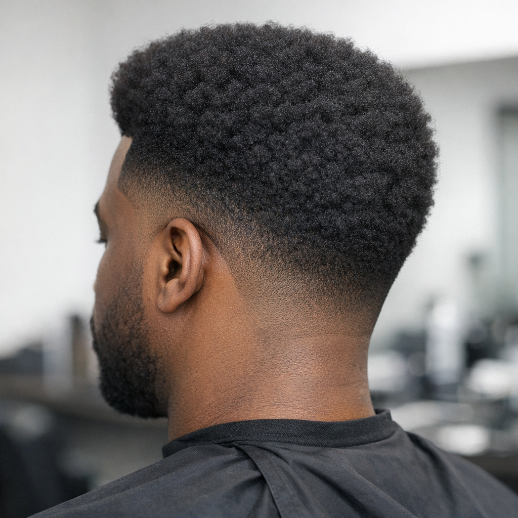 L’Afro Taper Haircut donne du relief aux cheveux crépus