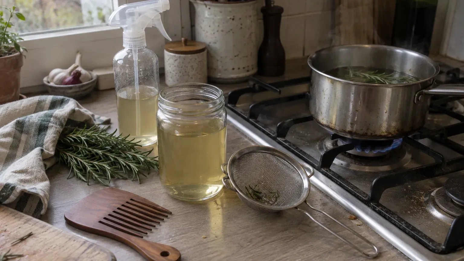 « Appliquez de l’eau de romarin à la racine » : le conseil des coiffeurs cet automne, mais la science reste prudente