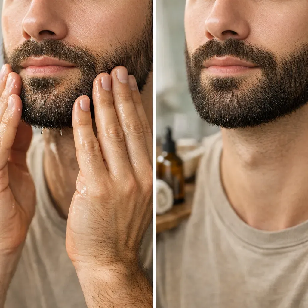 Comment appliquer l’huile de ricin sur sa barbe sans effet gras&nbsp;?