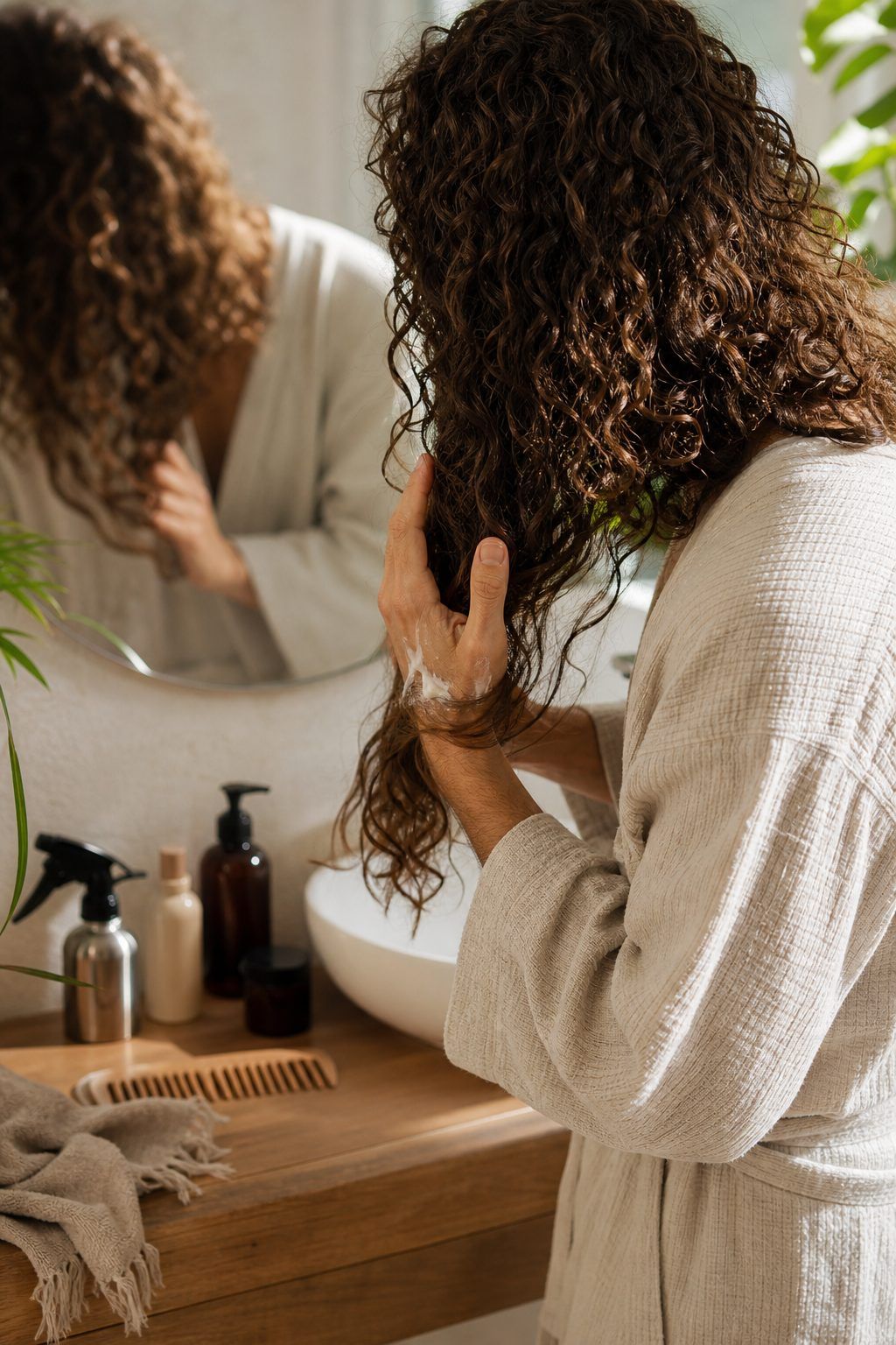 Comment prendre soin des cheveux bouclés longs au quotidien