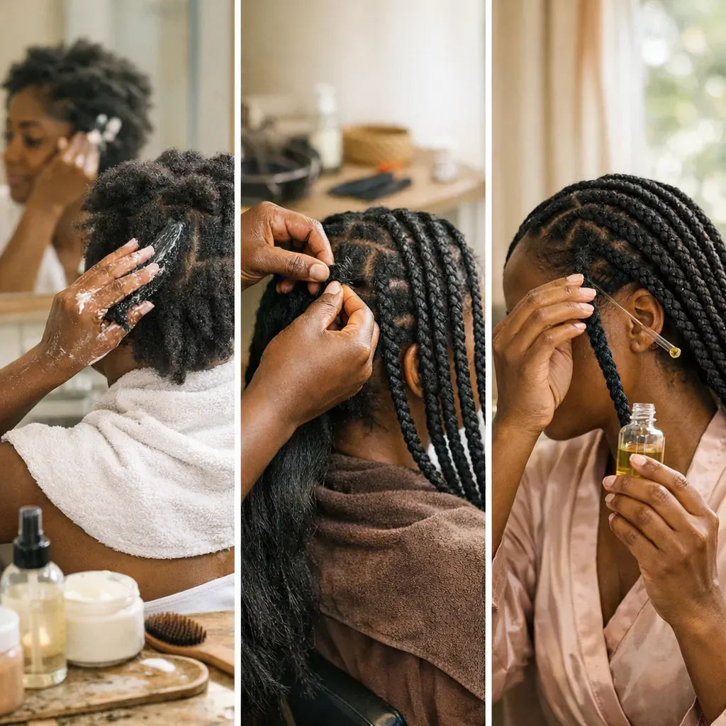 Préparer et entretenir ses cheveux avant, pendant et après la coiffure protectrice