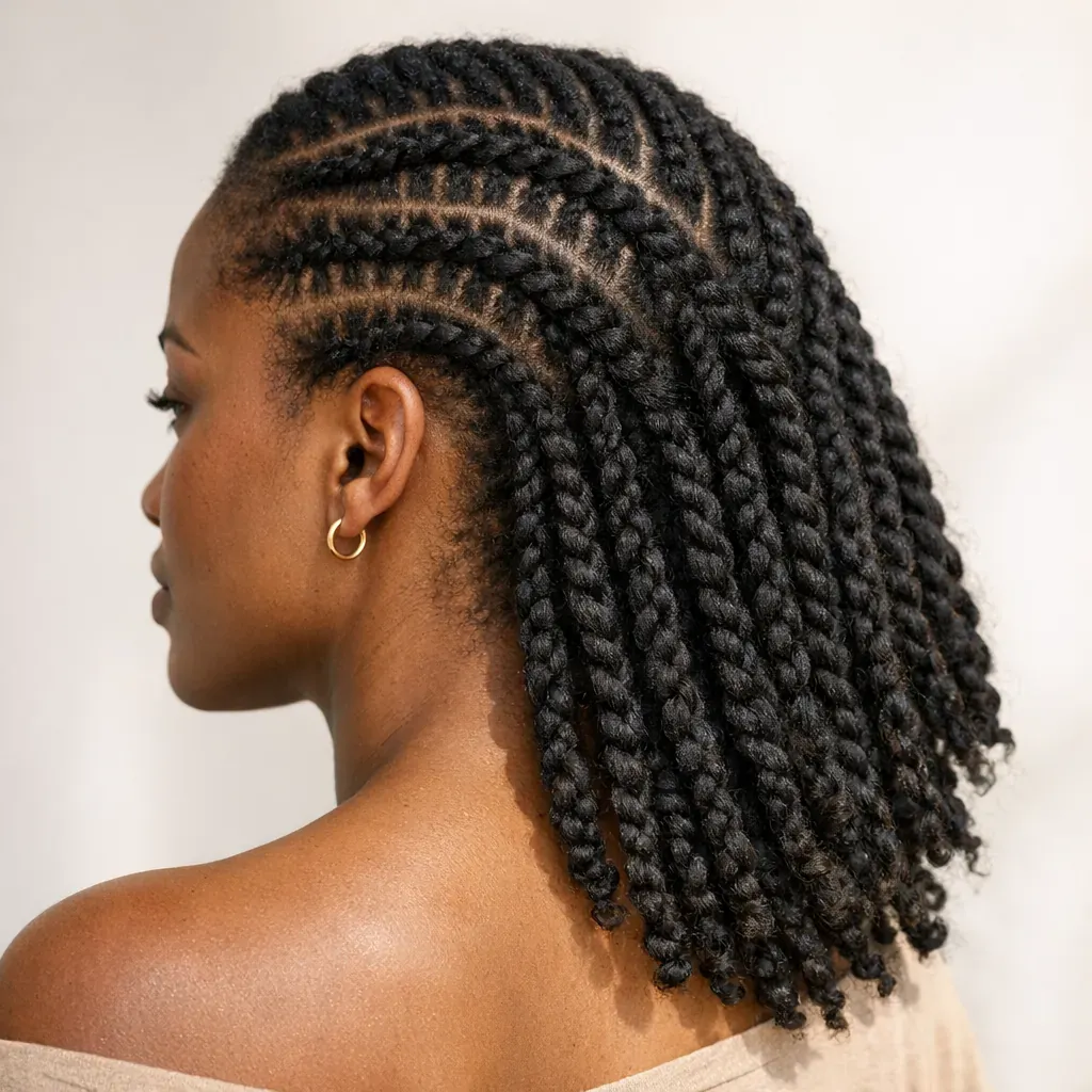 Les Cheveux crépus en Coiffure protectrice : 8 idées sans tension