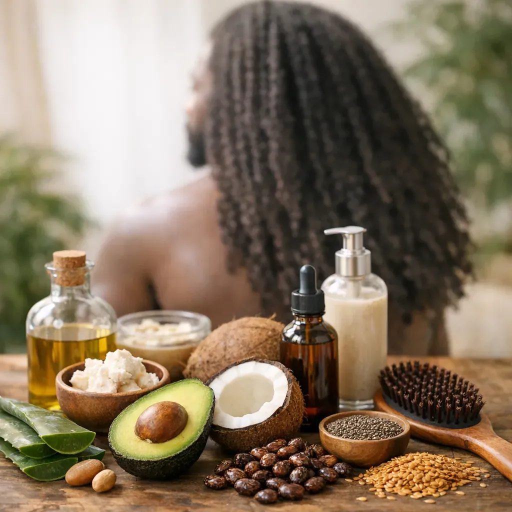 Produits et ingrédients à privilégier pour des cheveux afro longs et beaux