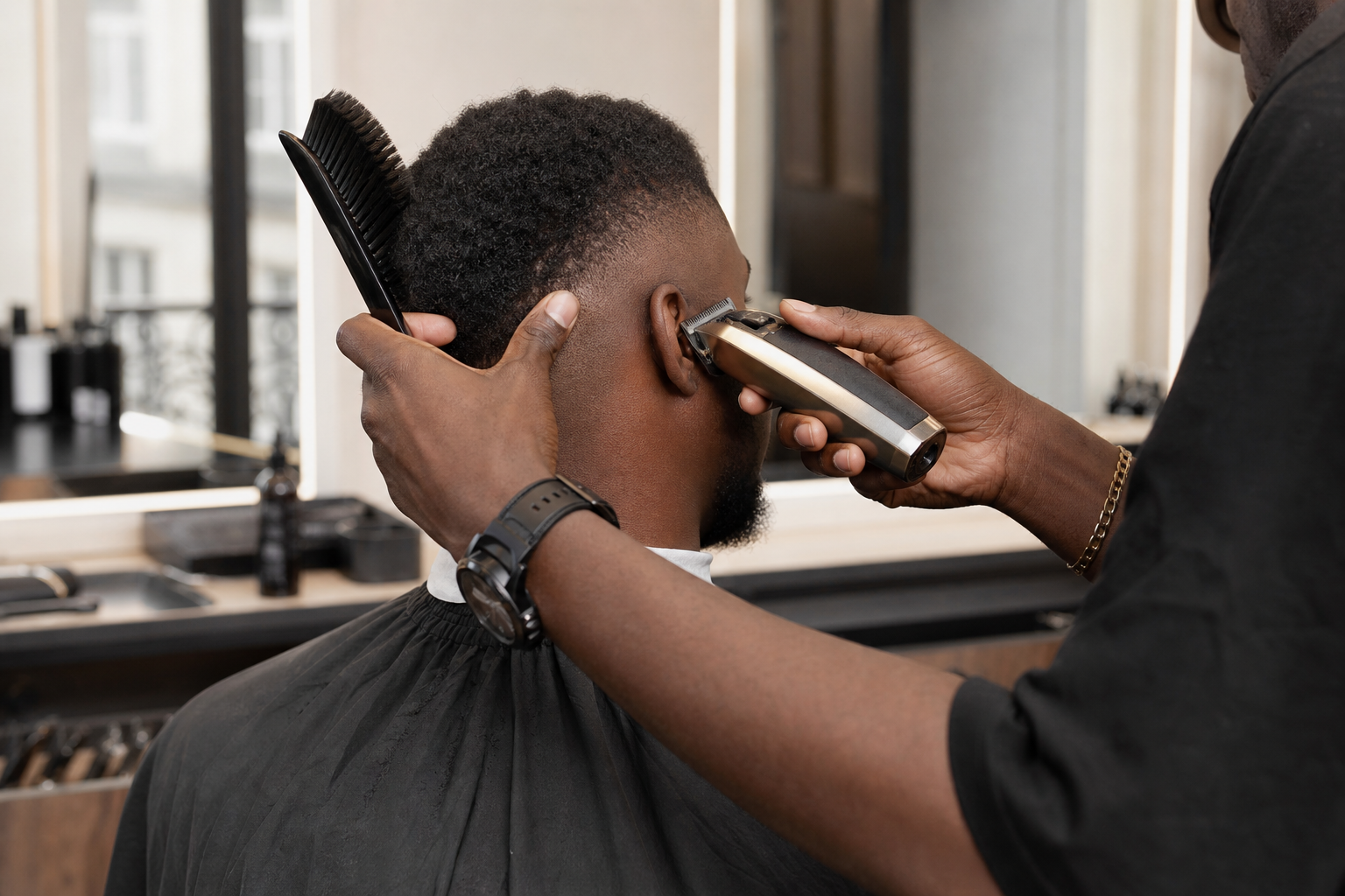 Comment un coiffeur afro homme s’adapte à vos cheveux