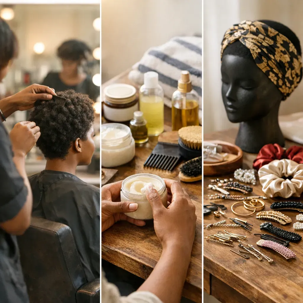 Prix et comparatif : salon afro, DIY ou accessoires pour cheveux courts