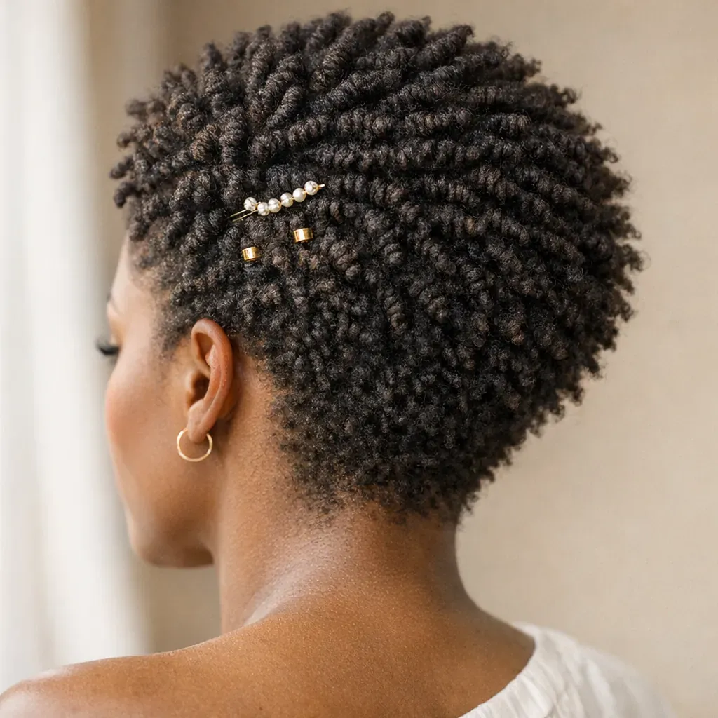 12 idées de Coiffure afro Cheveux courts qui restent confortables