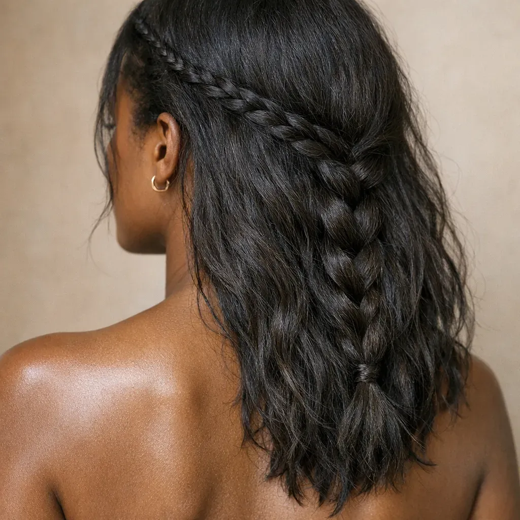 Quelle coiffure avec Tresse choisir sur Cheveux mi-longs ?