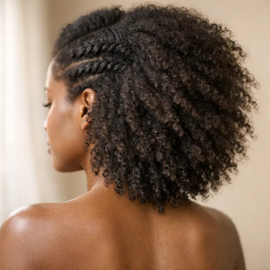 Les Coiffures pour Cheveux afro mi-longs : 7 idées faciles