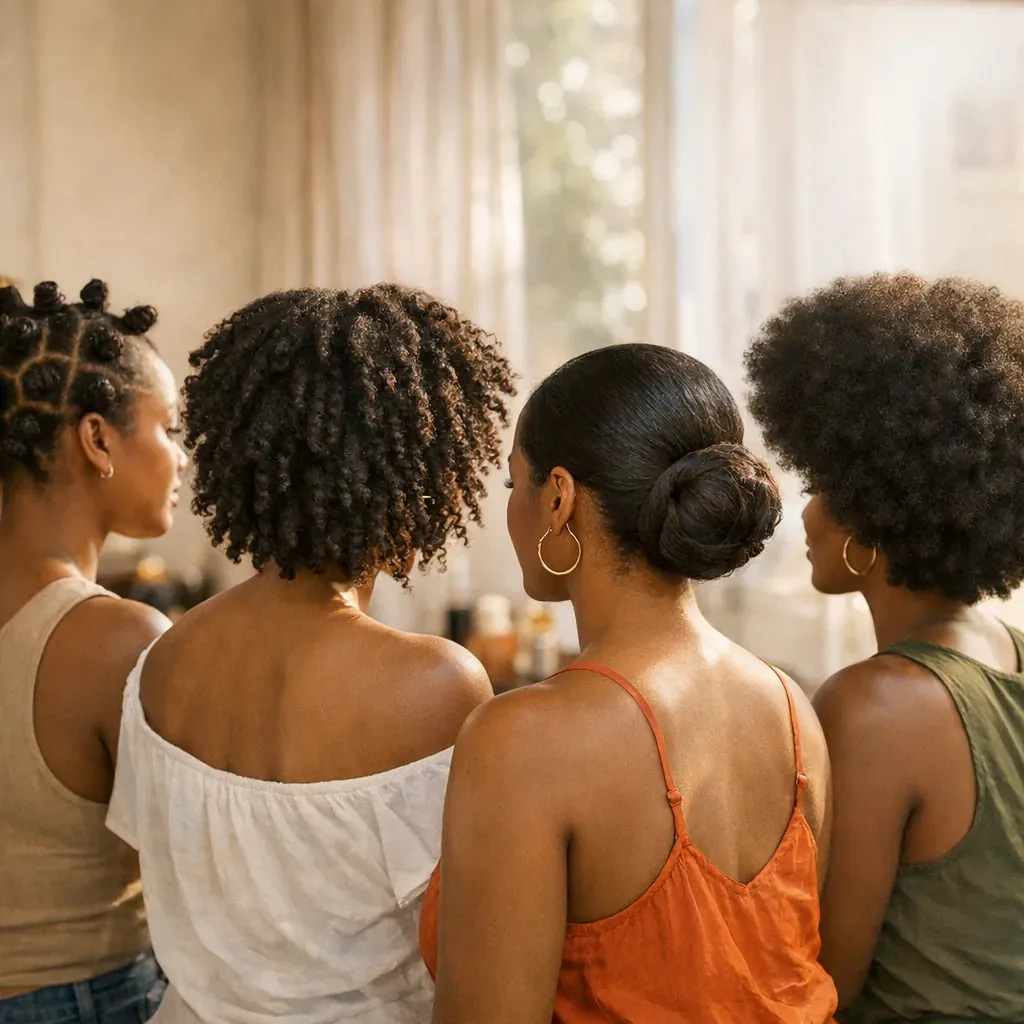 Bantu knots, twist-out, chignon et coupe afro&nbsp;: assumer le volume naturel