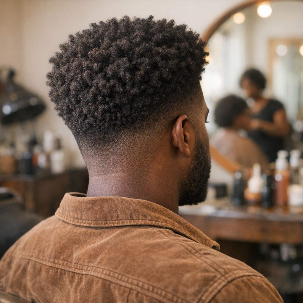 Une coiffure pour Homme aux cheveux crépus se choisit avec méthode