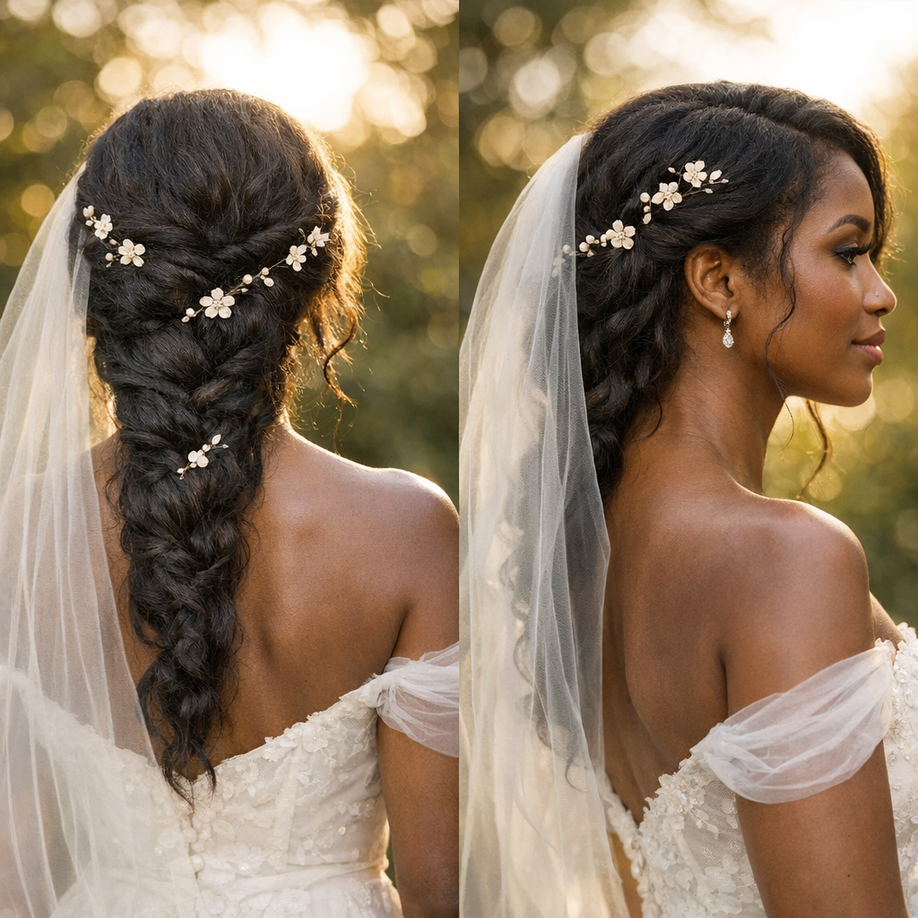 La Coiffure de mariage avec Tresse sur le côté : 12 idées