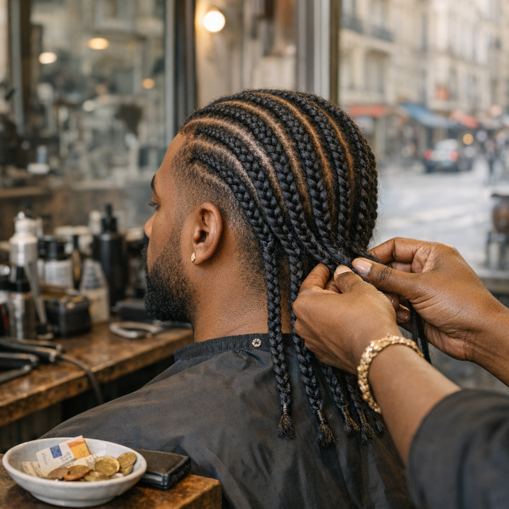 Combien coûte une tresse africaine homme chez le coiffeur à Paris&nbsp;?
