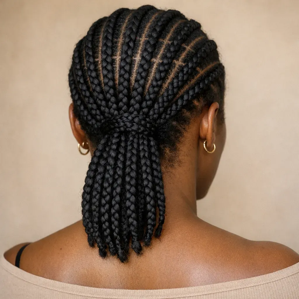 Les coiffures à tresses collées se déclinent en 12 idées afro
