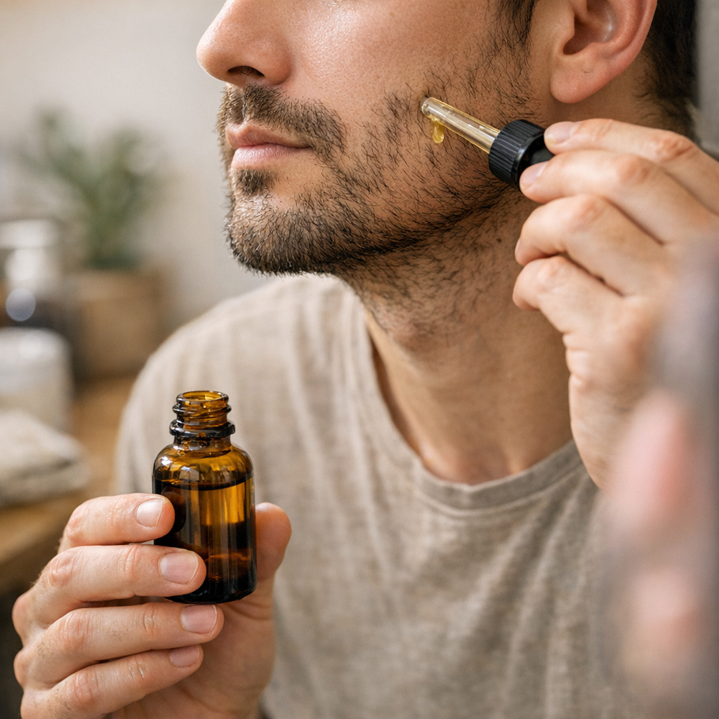 Barbe clairsemée ou à trous&nbsp;: ce que l’huile de ricin peut vraiment faire