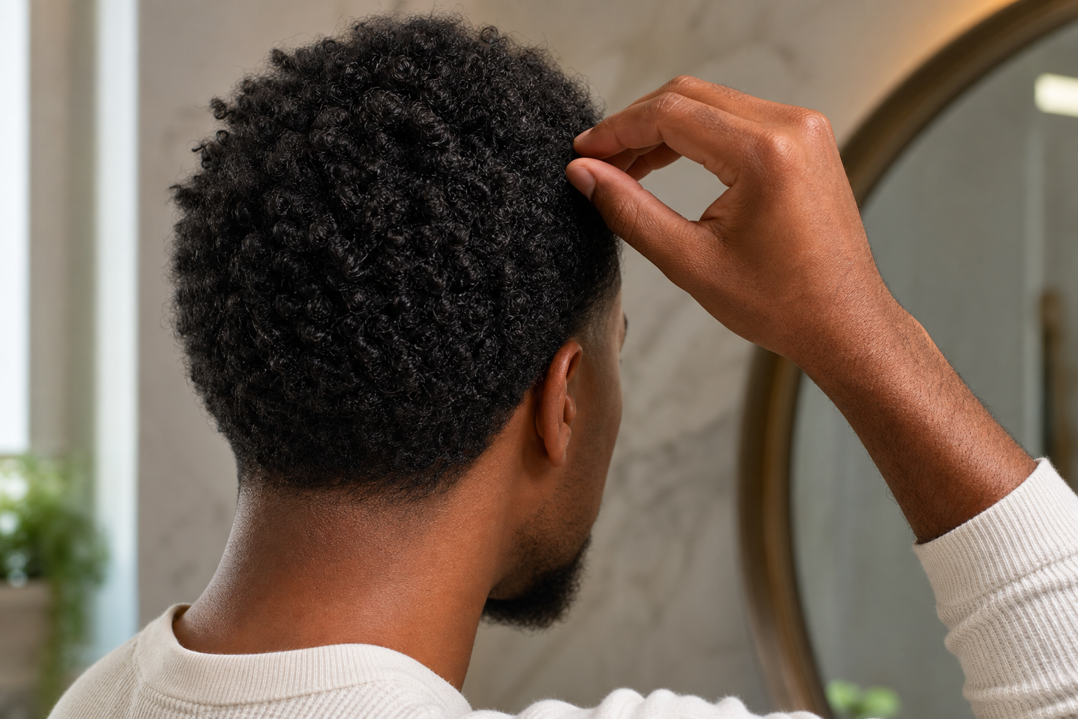 Comment un homme peut avoir les cheveux bouclés selon sa texture