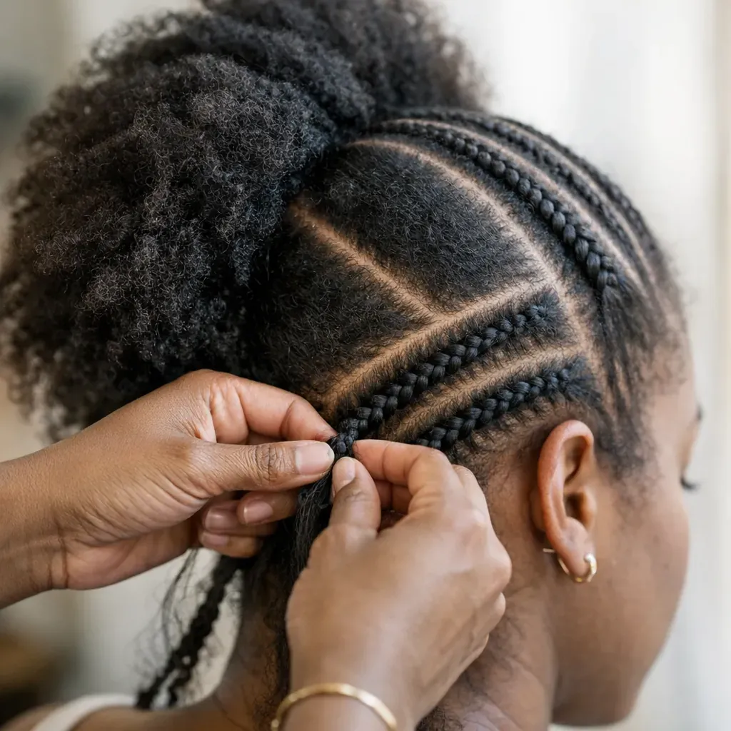 Comment faire des tresses collées sans trop tirer
