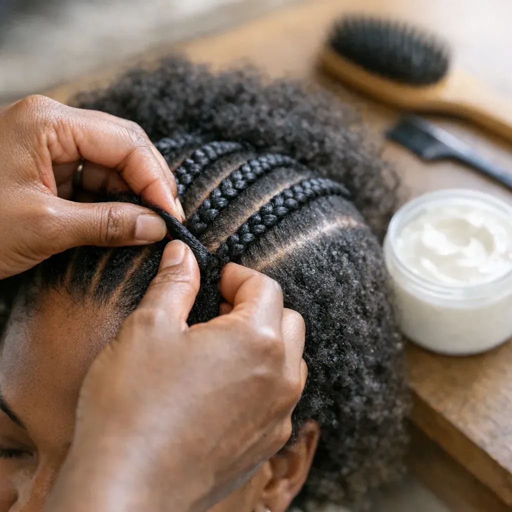 Comment faire des tresses collées : méthode douce en 6 étapes