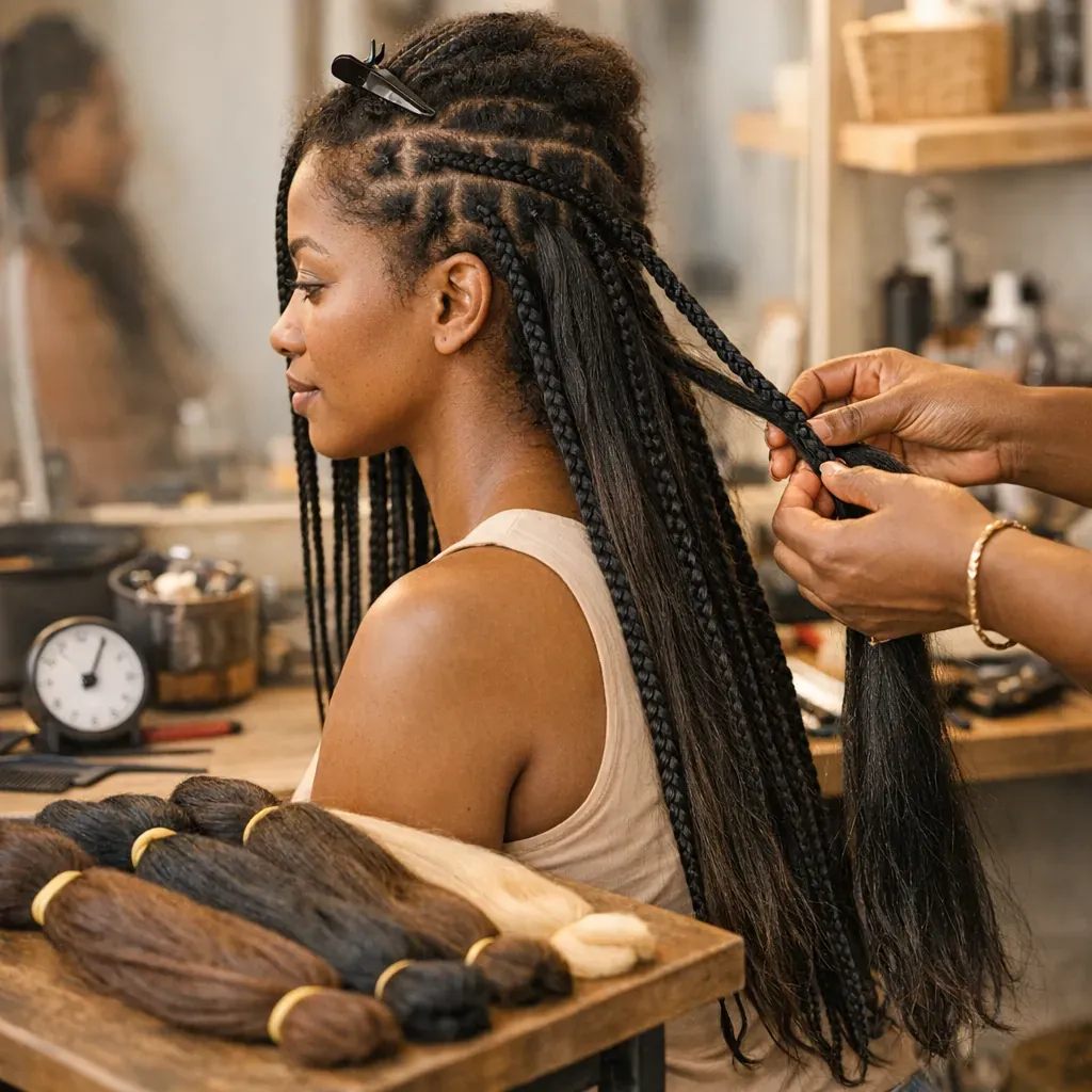 Tresses avec rajouts ou mèches : quantité, temps de pose et tenue attendue