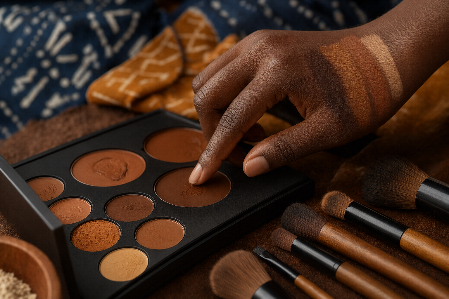 Contouring peau noire : la palette qui change tout