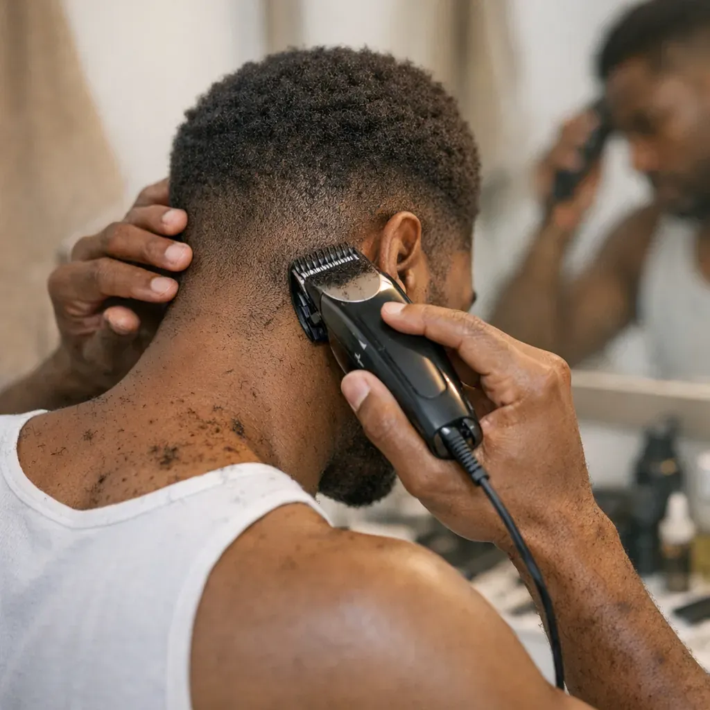 Comment se couper les cheveux afro soi-même à la tondeuse
