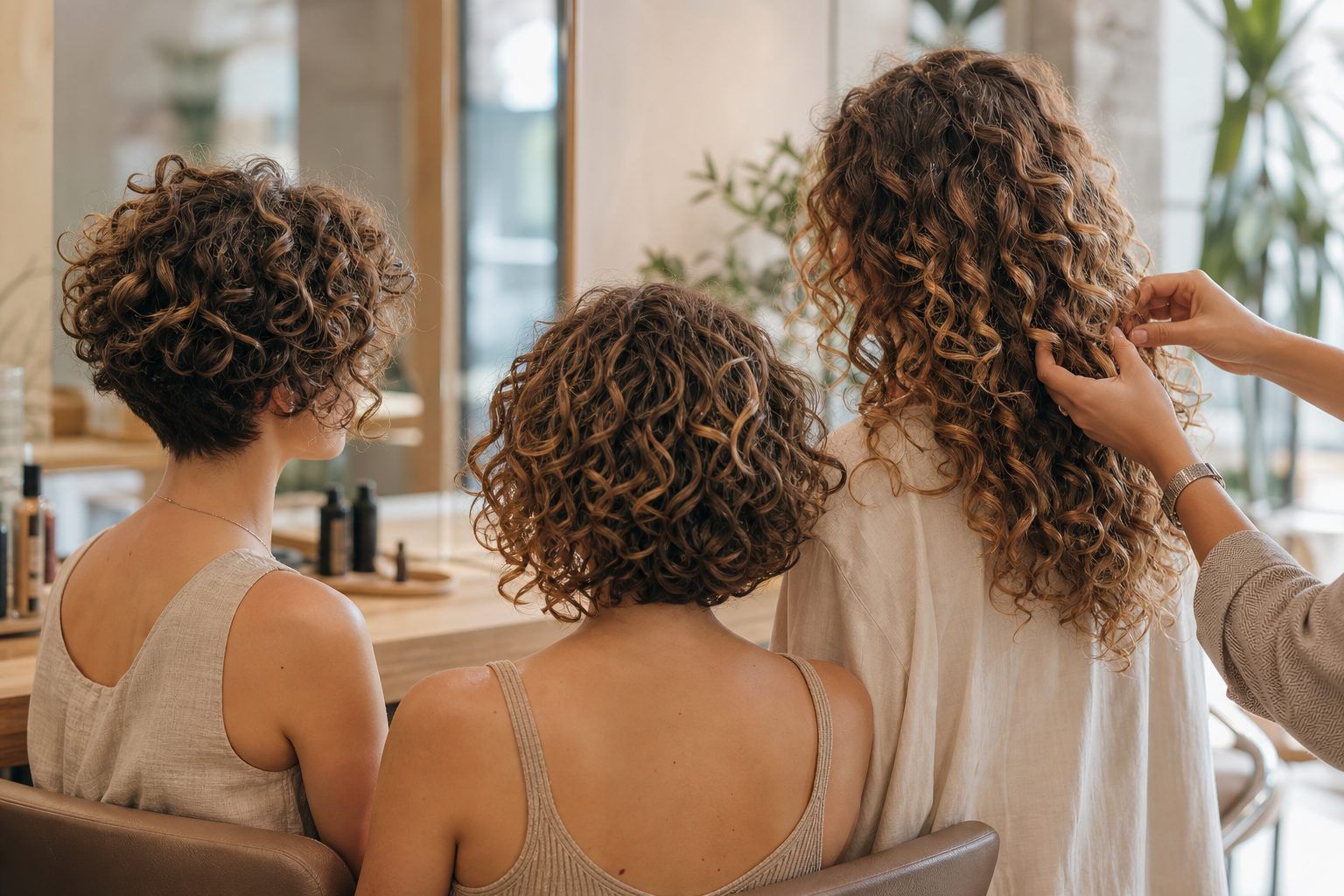 Coupe courte bouclée, carré ou longueurs : les idées à montrer au coiffeur