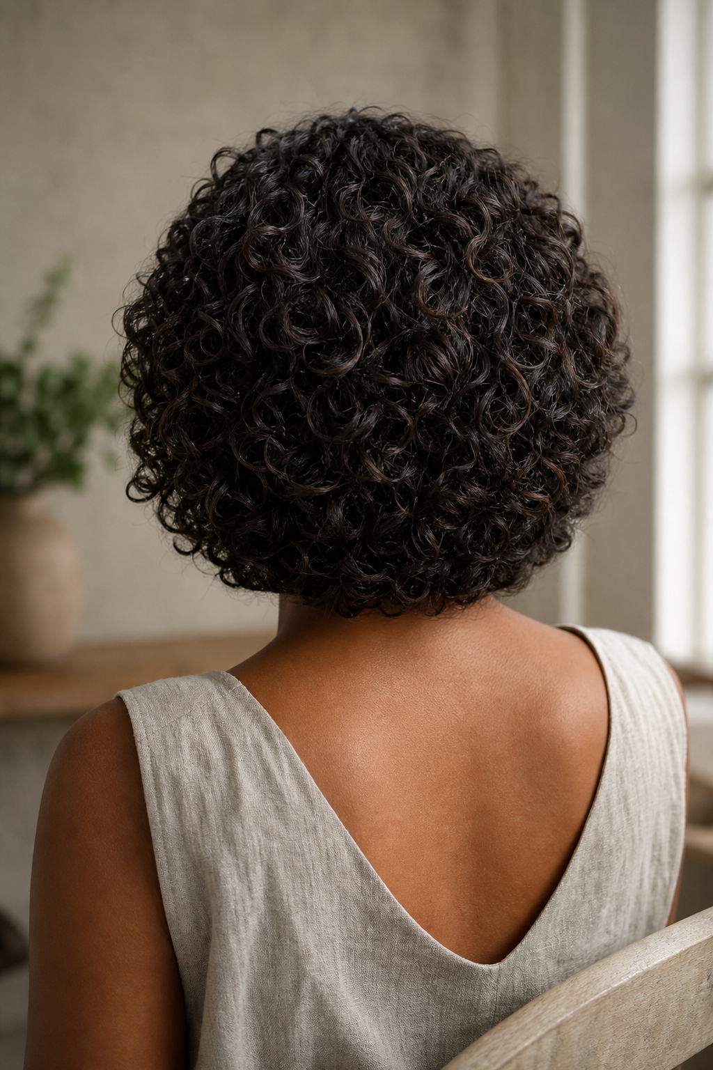 Quelle Coupe de cheveux bouclés mi-longs révèle votre volume ?