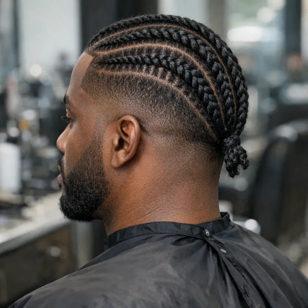 La coupe de Cheveux pour Homme en Tresse courte se décline en 9 idées