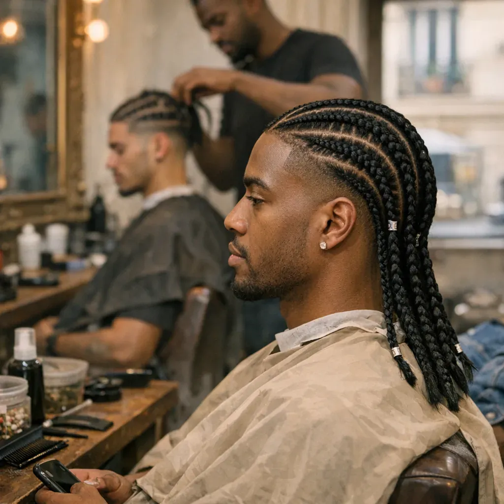 Tresses pour hommes à Paris : prix, préparation et tenue