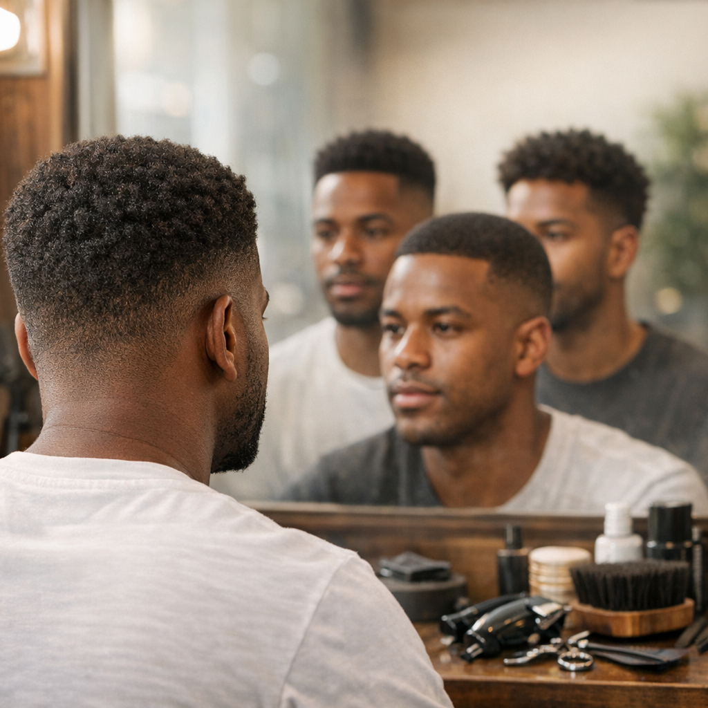 Comment choisir sa coupe de cheveux homme afro selon visage et densité