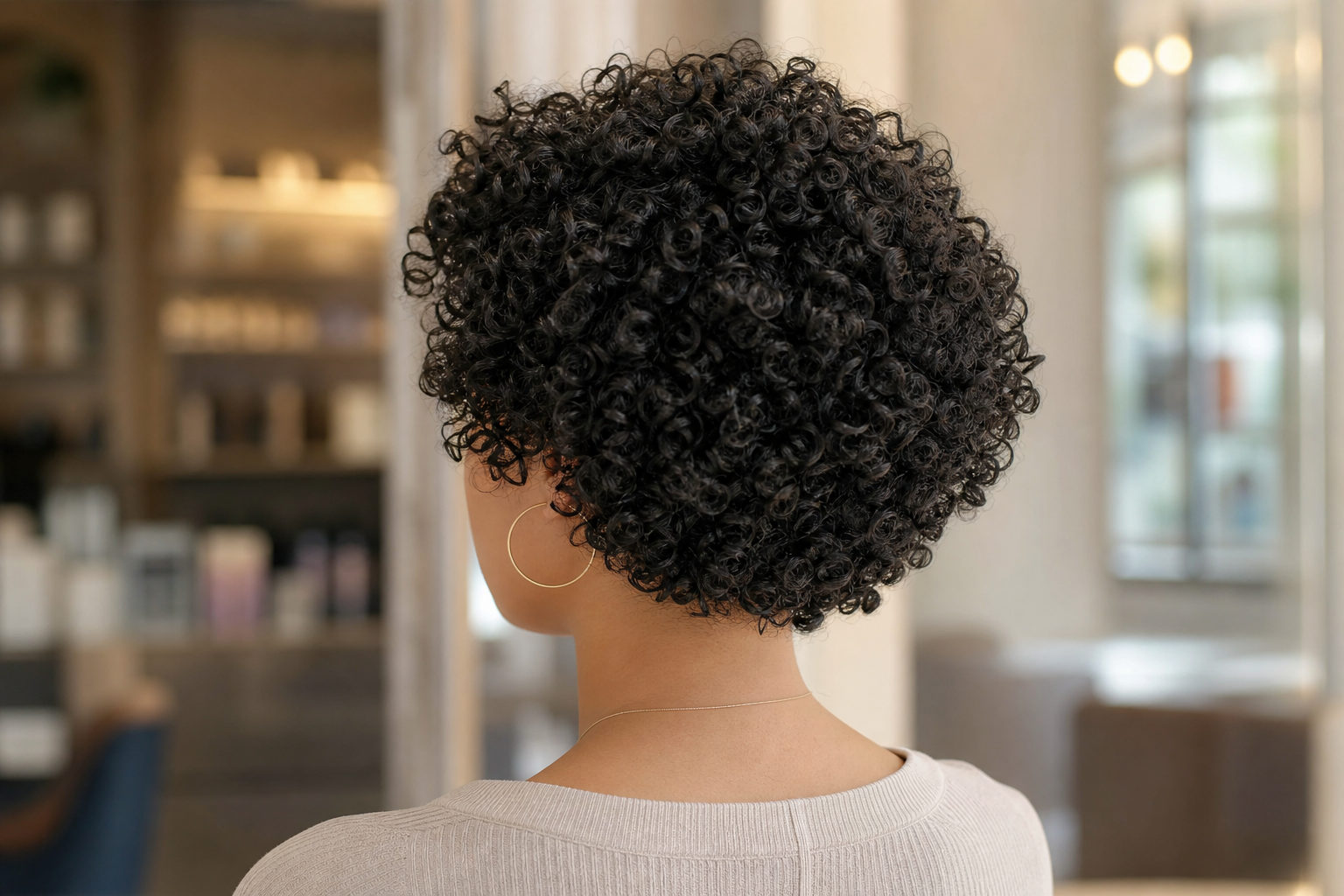 Une coupe courte pour cheveux bouclés se choisit selon votre texture