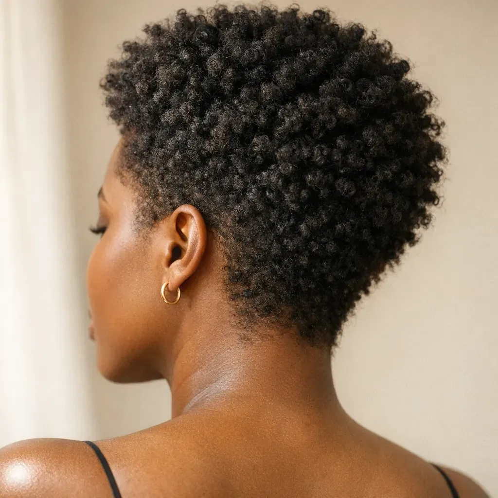 La Coupe courte pour femme afro au visage rond : 12 idées chics