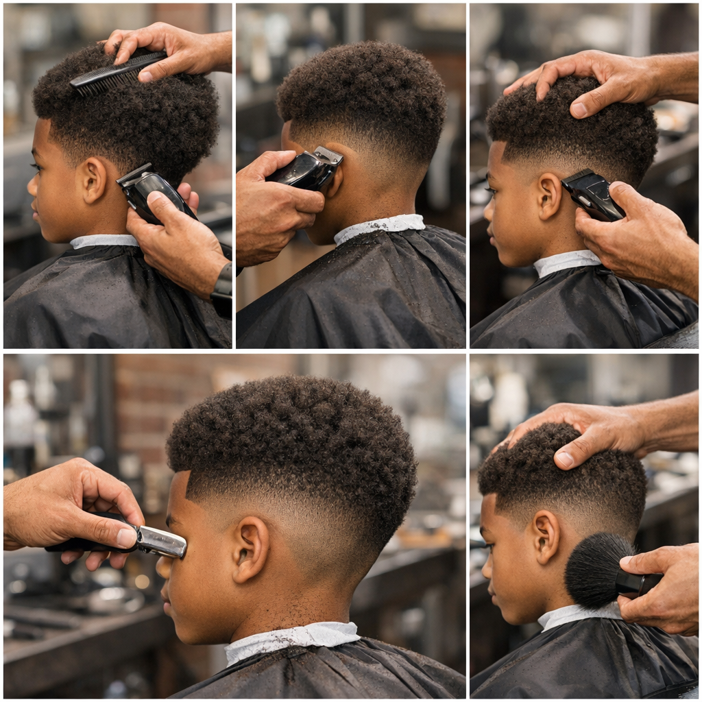 Demander un dégradé homme ou garçon sur cheveux crépus&nbsp;: la méthode en 5 étapes