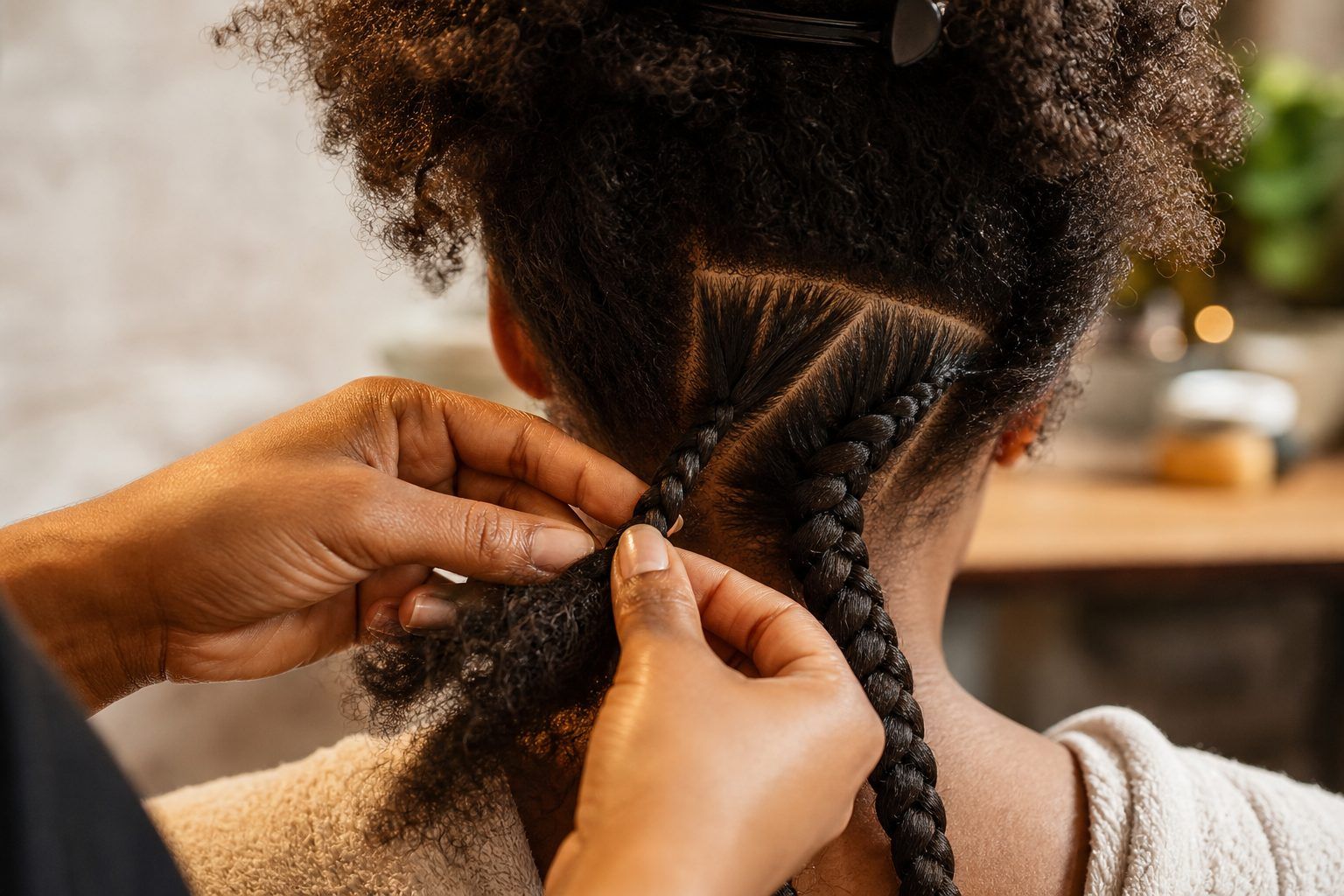 Adapter la tresse aux cheveux crépus, bouclés ou très denses