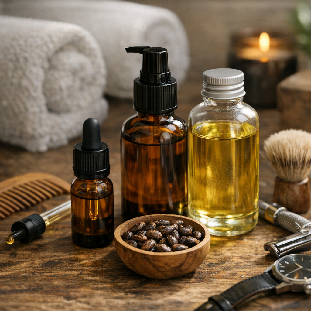 Huile de ricin barbe&nbsp;: prix, formats et critères pour choisir