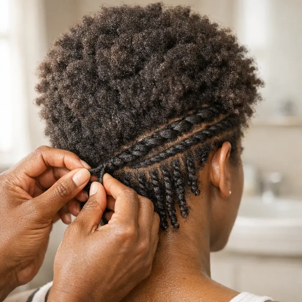 Quelle idée de Coiffure protectrice pour cheveux crépus courts ?