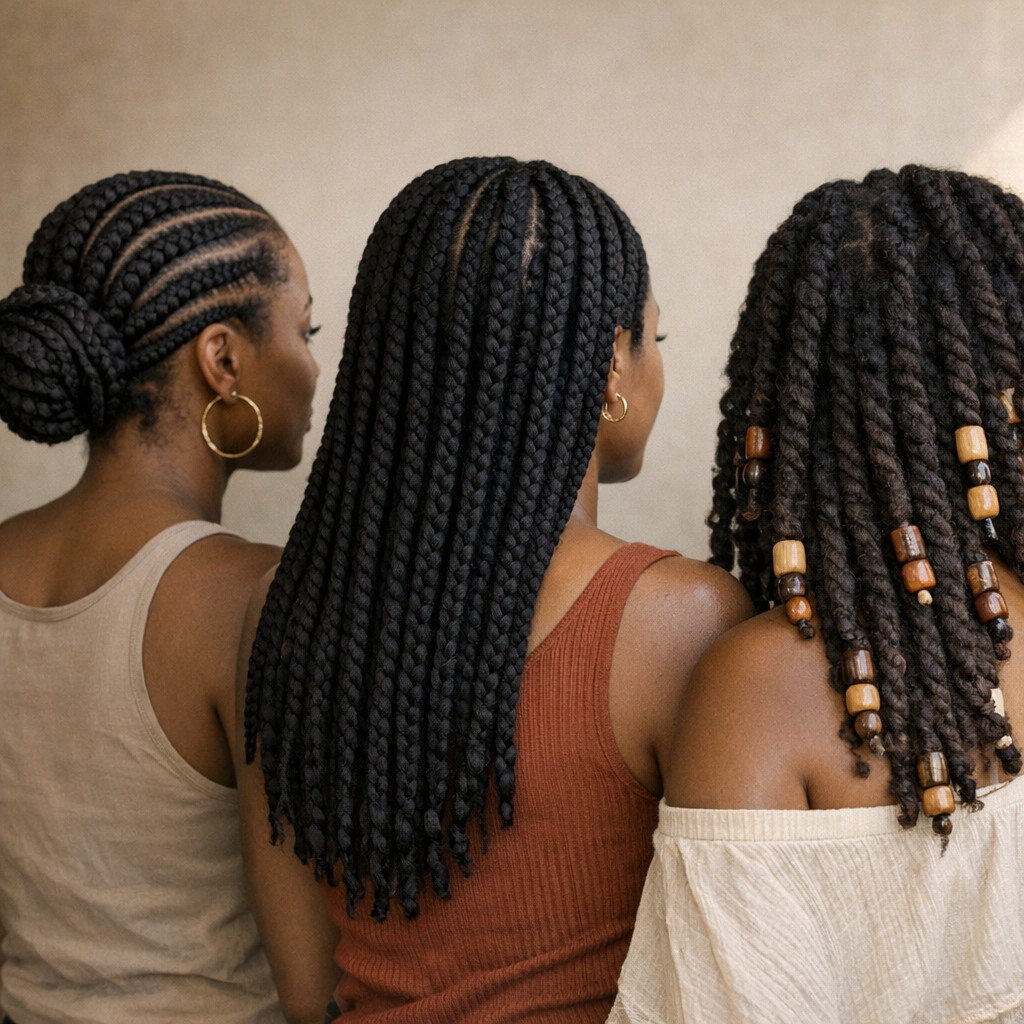 Ces idées de coiffure avec Tresses afro s’adaptent à vous