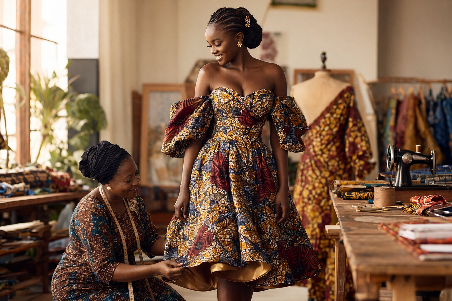 Mariage en wax : 4 robes signature couturières afro
