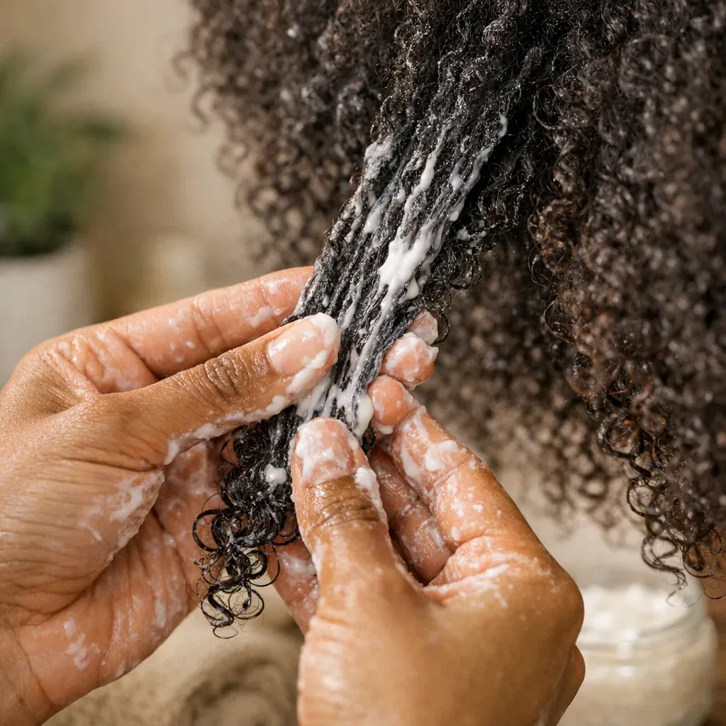 Le Masque cheveux à la Maïzena adoucit sans tout lisser