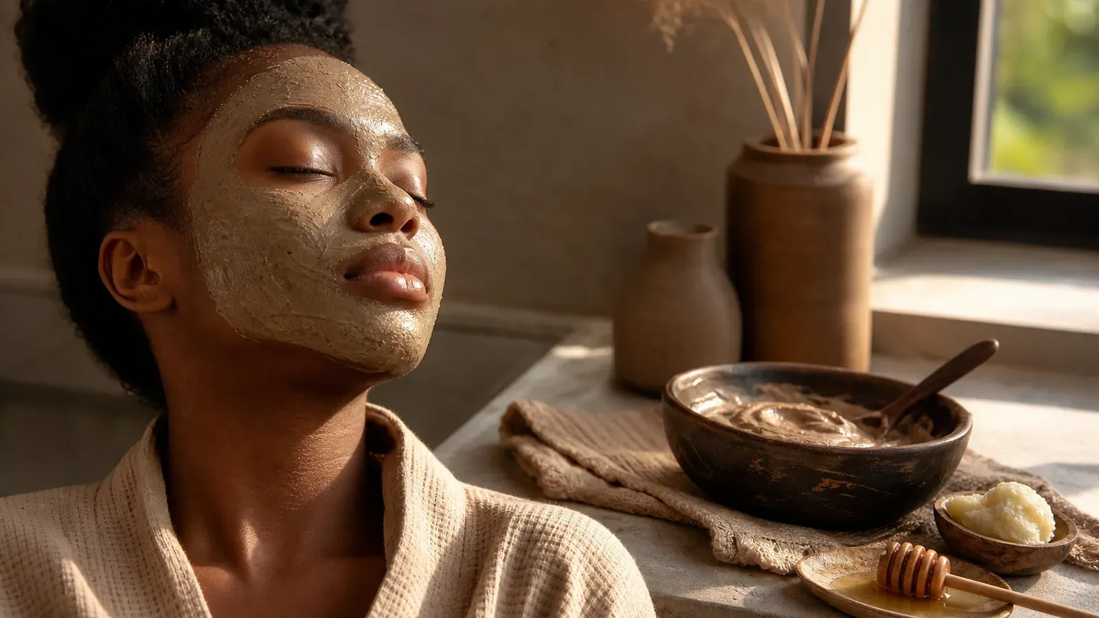 Masque karité-miel-ghassoul : recette DIY testée 6 semaines