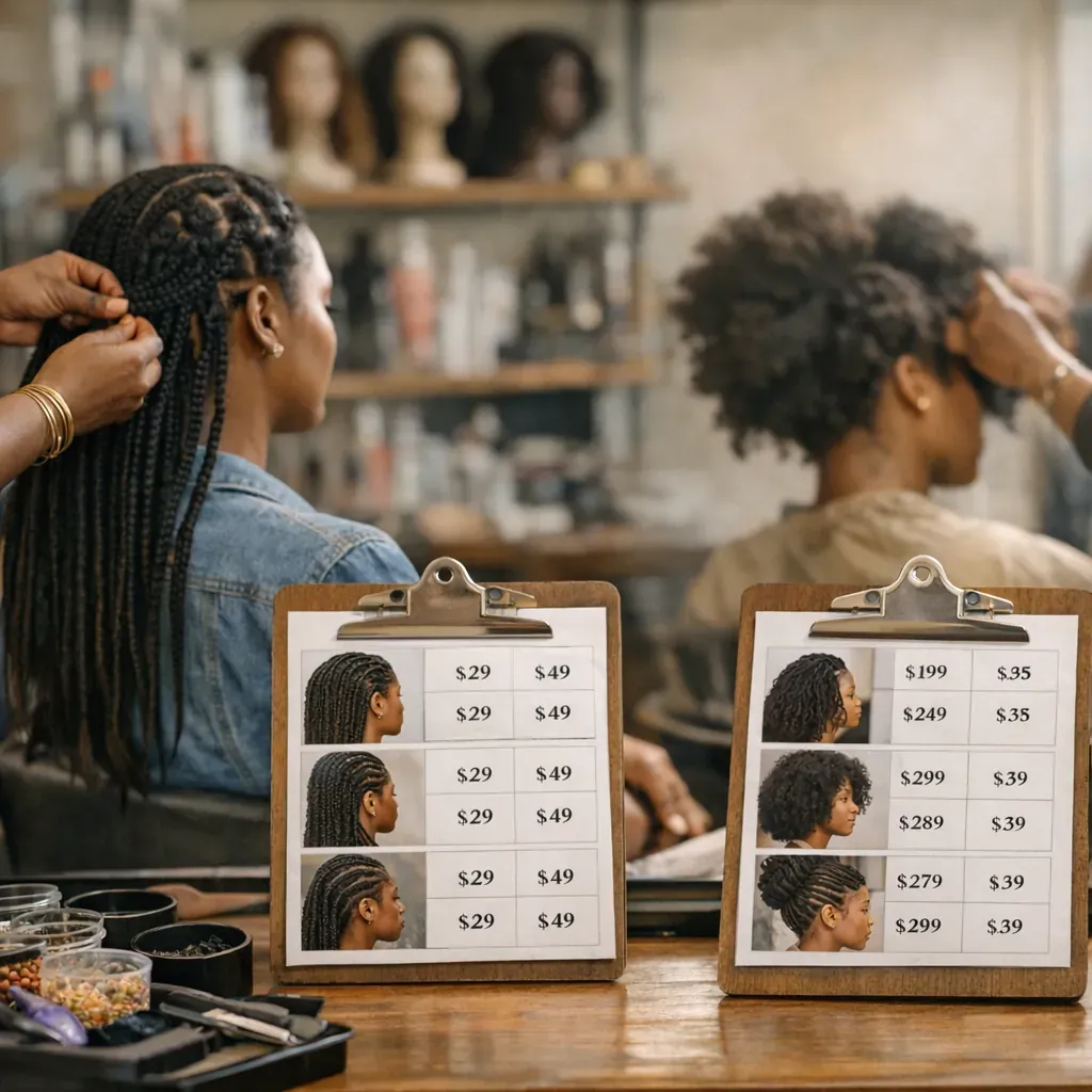 Prix des coiffures afro en salon : comparatif 2026