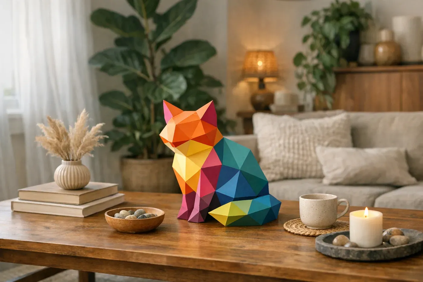 Papercraft déco : le cadeau créatif qui embellit la maison