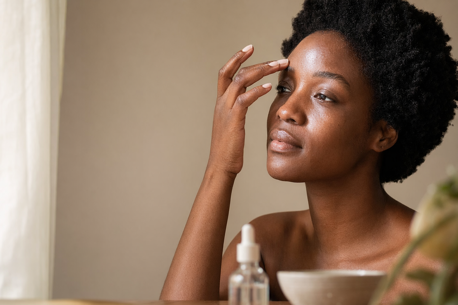 Sébum et brillance peau noire : la vérité sur l'hydratation