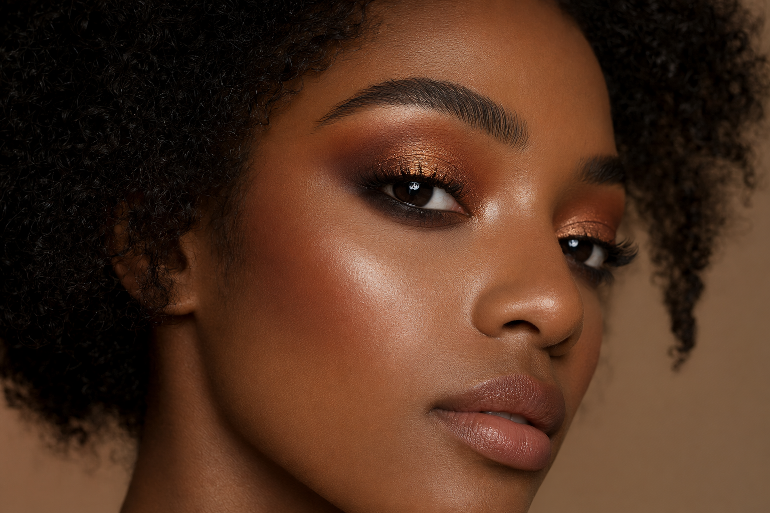 Smoky eye bronze cuivré : tuto maquillage étape par étape