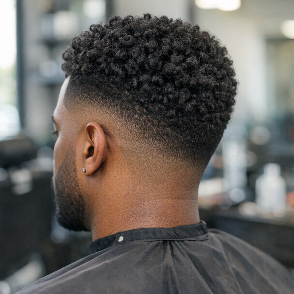 Quelle coupe Taper pour des cheveux bouclés courts ?
