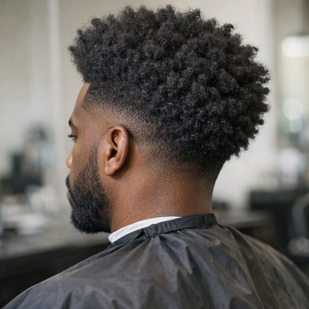 Le Taper de Coiffure Afro affine la coupe sans l’effacer
