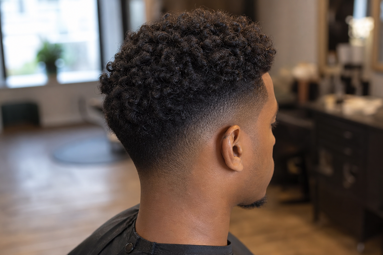 Quelle coiffure taper choisir pour des cheveux bouclés ?