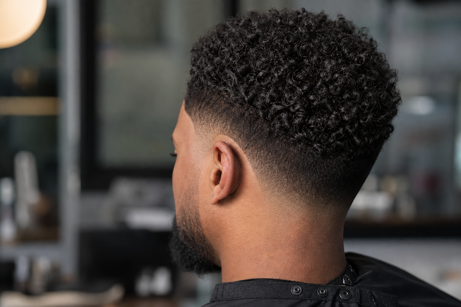 Un taper mid sur Cheveux Bouclés peut rester subtil
