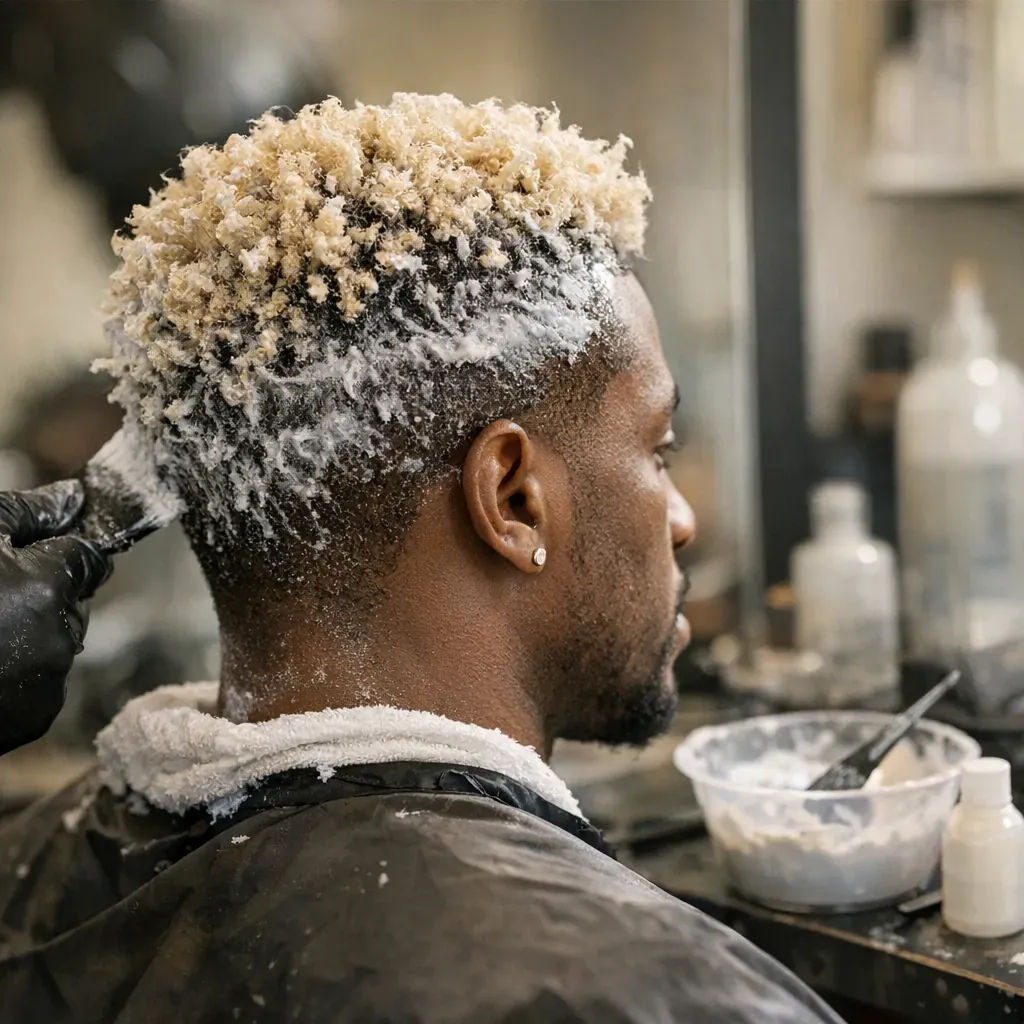 Décoloration sur cheveux crépus&nbsp;: les précautions avant le blond