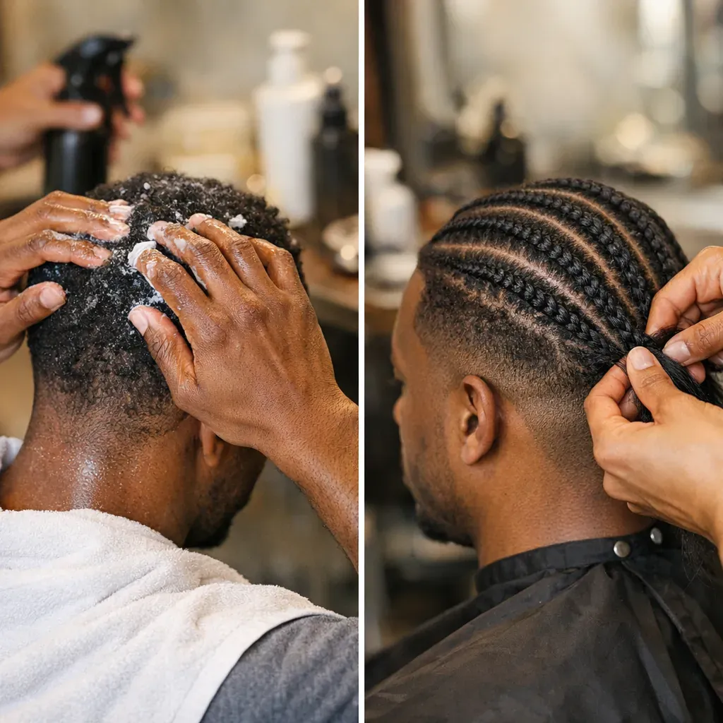 Étapes&nbsp;: préparer ses cheveux et faire des tresses collées sur cheveux courts
