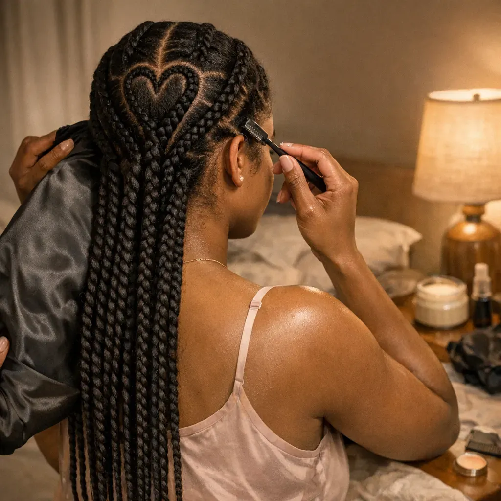 Tenue, nuit et entretien&nbsp;: garder des tresses nettes sans tirer